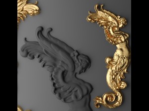 an angel a mermaid 3D Model
