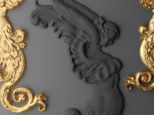 an angel a mermaid 3D Model