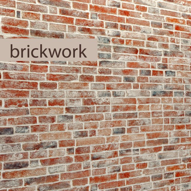 bricks wall 3d 3D Модель .c4d .max .obj .3ds .fbx .stl .blend 