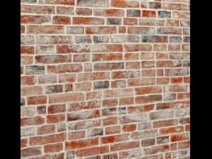 bricks wall 3d 3D Модель