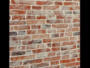 bricks wall 3d 3D Model