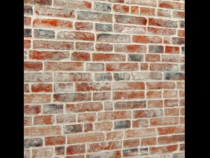 bricks wall 3d 3D Model
