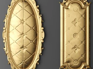 rosette round molding 3D Model