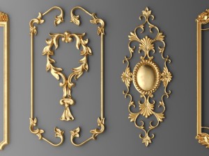 cartouches set Modelo 3D