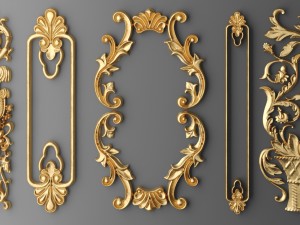 cartouches set Modelo 3D