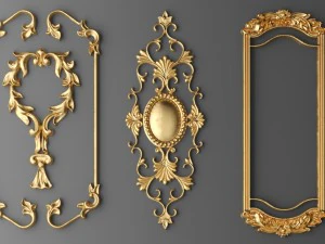 cartouches set 3D Model
