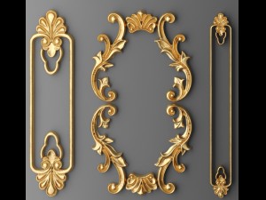 cartouches set Modelo 3D