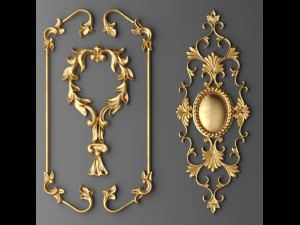 cartouches set Modelo 3D