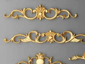 cartouches set 3D Model