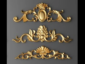 cartouches set 3D Model