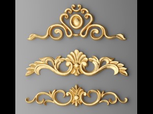 cartouches set 3D मॉडल