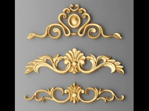 cartouches set 3D Model