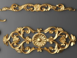 cartouches set 3D Model