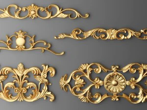 cartouches set 3D Model