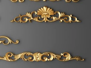 cartouches set 3D Model