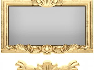 specchio classico Modello 3D