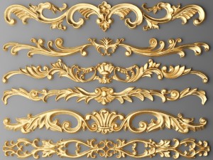 cartouches set 3D Model