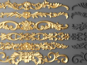 cartouches set 3D Model