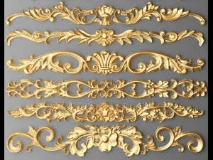 cartouches set 3D Model