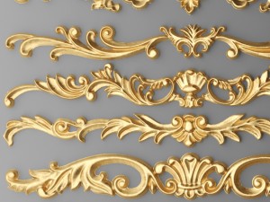cartouches set 3D Model