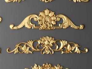 cartouches set 3D 모델