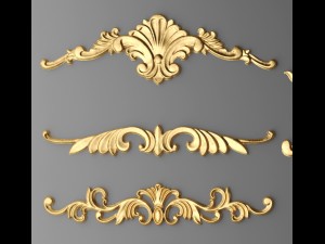 cartouches set 3D 모델