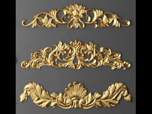 cartouches set 3D 모델