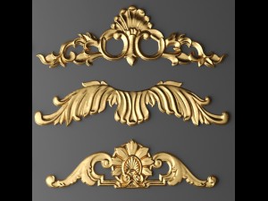cartouches set 3D 모델