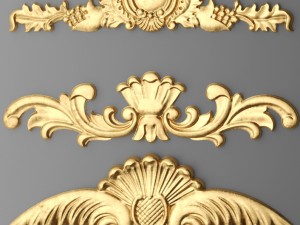 cartouches set 3D 모델