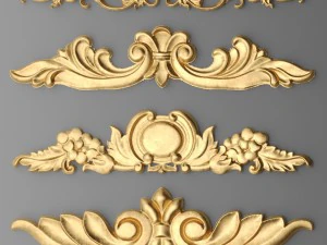 cartouches set 3D Model