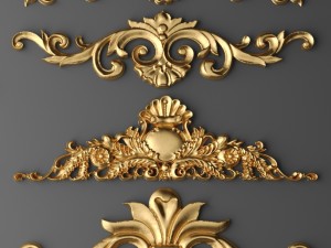 cartouches set 3D Model