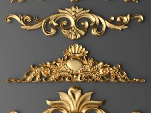 cartouches set 3D Model