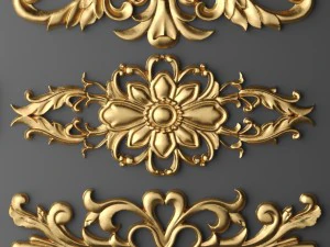 cartouches set 3D Model