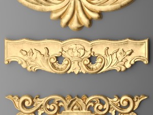 cartouches set 3D Model