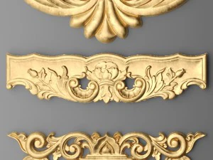 cartouches set 3D Model