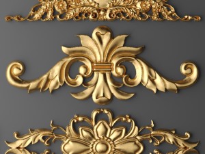 cartouches set 3D Model