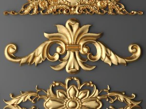 cartouches set 3D Model