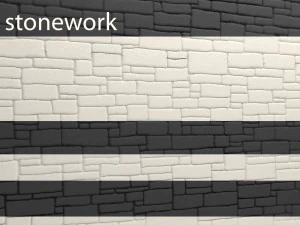 stone wall 3D Model