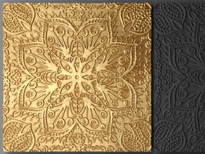 rosette molding caisson 3D Model