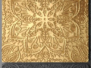 rosette molding caisson 3D Model