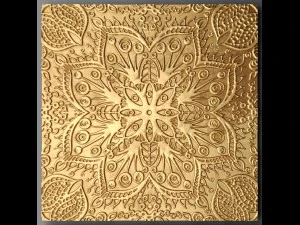 rosette molding caisson 3D Model