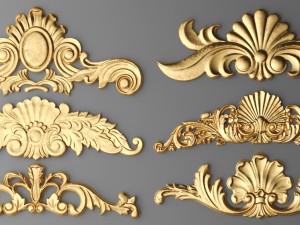 cartouches set 3D मॉडल