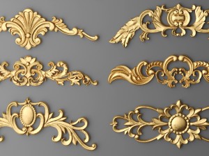 cartouches set 3D मॉडल