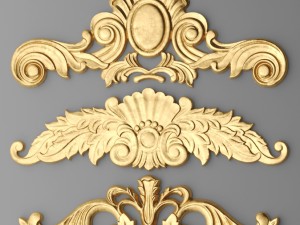 cartouches set 3D मॉडल