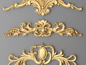 cartouches set 3D मॉडल