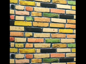 bricks wall Model 3D