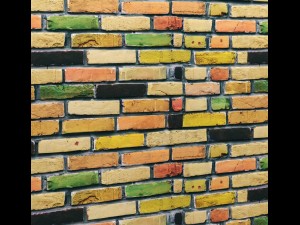 bricks wall Model 3D