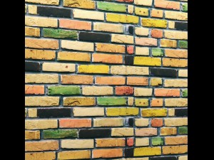 bricks wall Model 3D