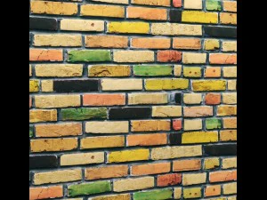 Ziegelmauer 3D Modell