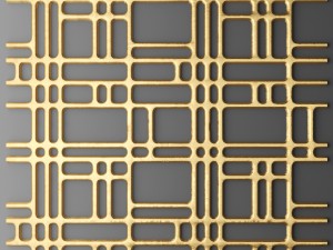 panel lattice grille 3D Model